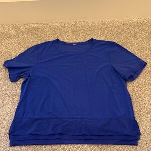 Lululemon Athletica Royal Blue Short Sleeve Tee